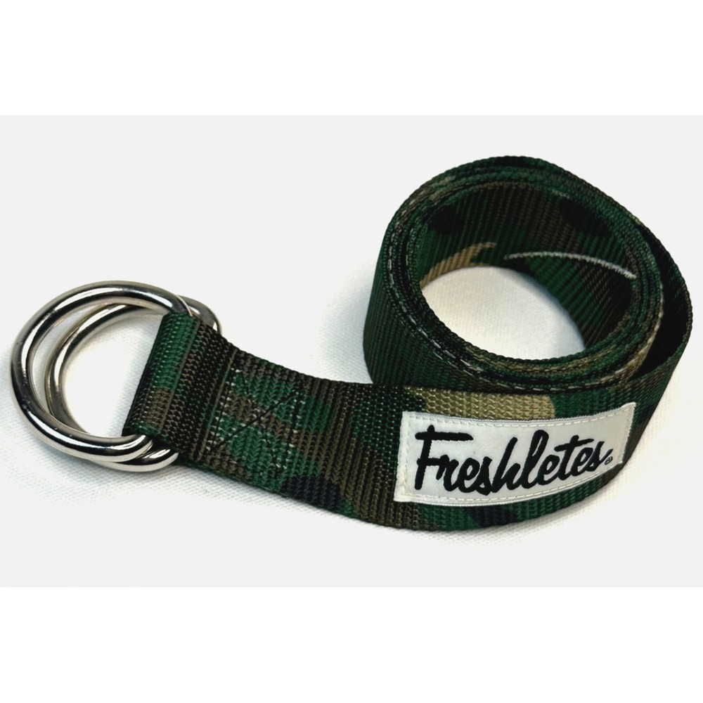 Freshletes Camo D-Ring Belt Mens Camouflage Nylon Webbed Tactical Adjustable